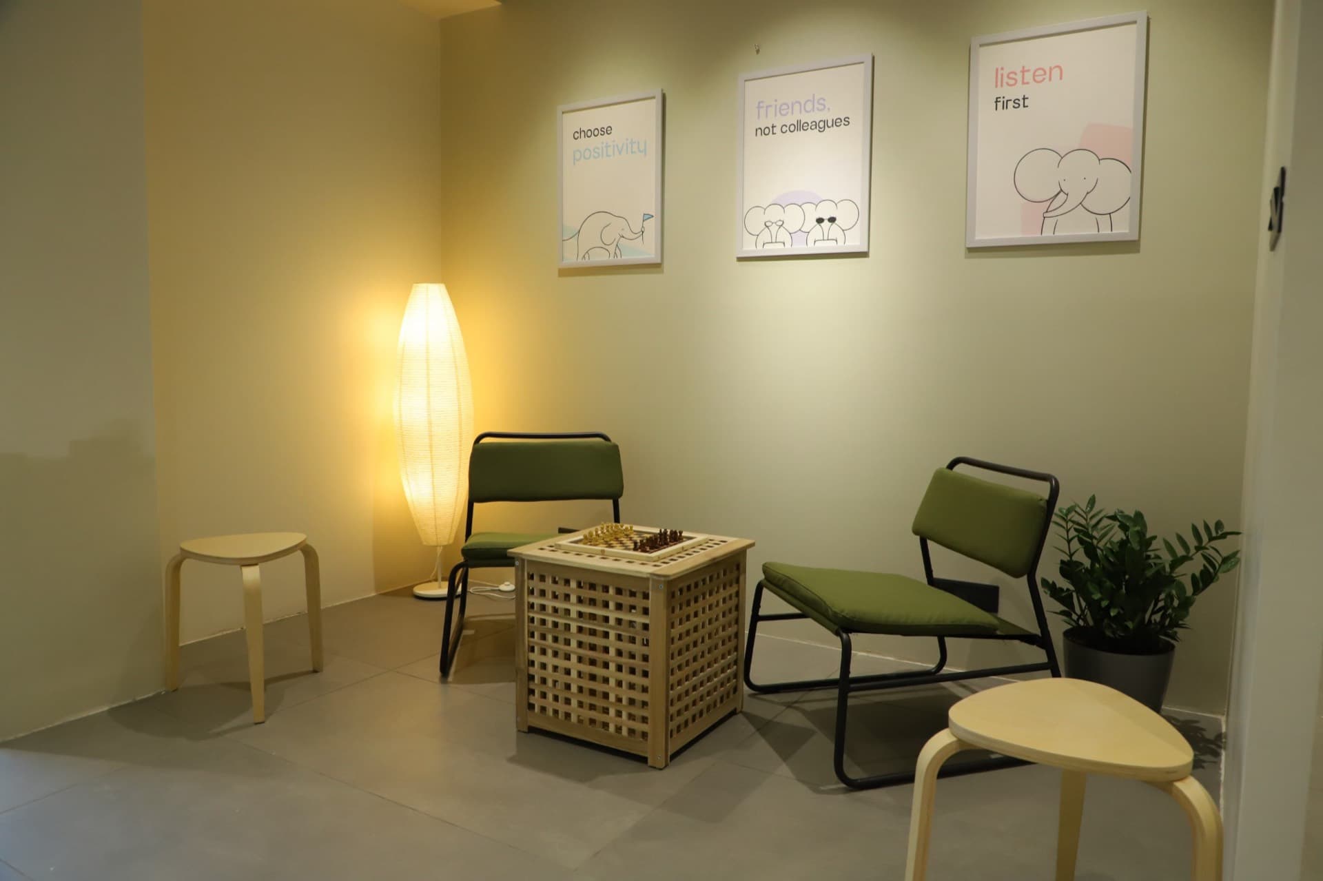 Bangalore office, Quiet corner